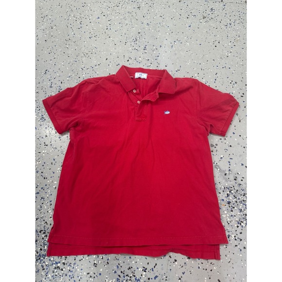 Southern Tide The Skipjack Polo Classic Fit Short Sleeve Red Size M - Picture 1 of 2